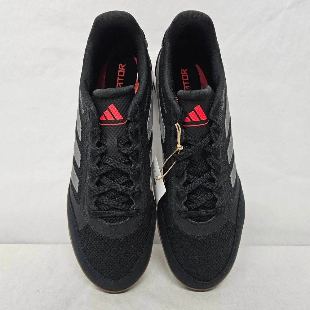 Adidas Predator League‎ Indoor Soccer Shoes ID3781 Black Grey Red Mens Size 8